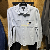 10027335 正品 外套 25春男女浅色漂白牛仔布衬衫 A01 converse匡威