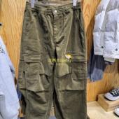 A02 正品 A01 男裤 10027092 converse匡威复古休闲灯芯绒工装 风长裤