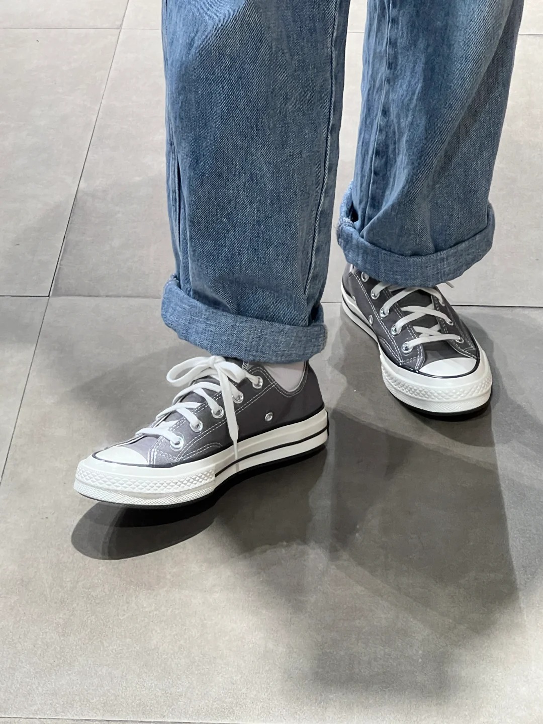 匡威星云灰高低帮男女帆布鞋