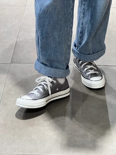 匡威星云灰高低帮男女帆布鞋