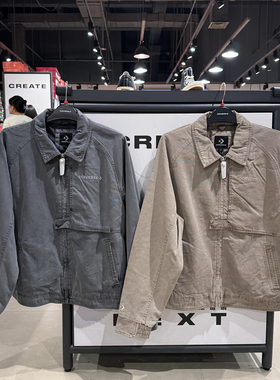 正品Converse匡威25春男女情侣水洗牛仔上衣外套夹克10028457-A02