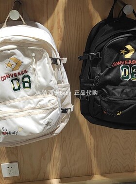 正品匡威 22秋款涂鸦印花休闲双肩背包学生书包10024938-A01-A02