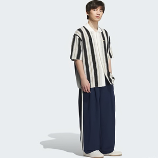 Adidas三叶草25款秋季男子少年感垂坠感运动长裤KE5839 KE5838