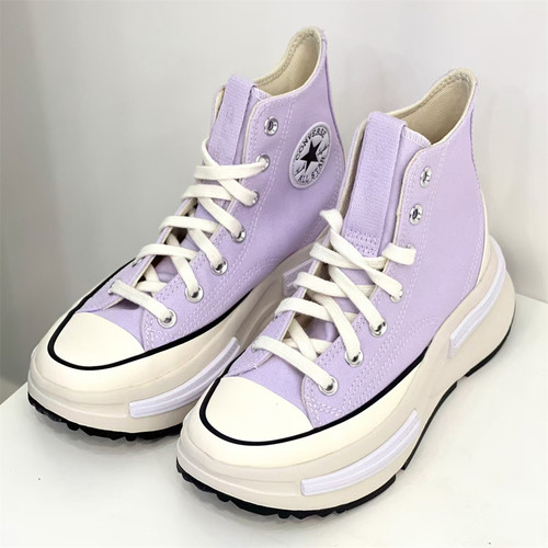 CONVERSE匡威RUN STAR LEGACY香芋紫夹心厚底增高帆布鞋A03064c