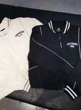 正品Converse匡威 女款撞色运动立领棒球薄外套10027663-A01-A02