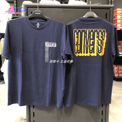 匡威短袖男款圆领T恤印花