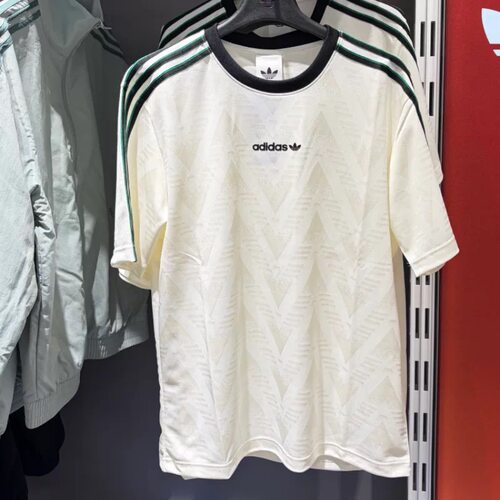 Adidas三叶草26年春季男女Bruised Banana提花运动短袖T恤 KE2139