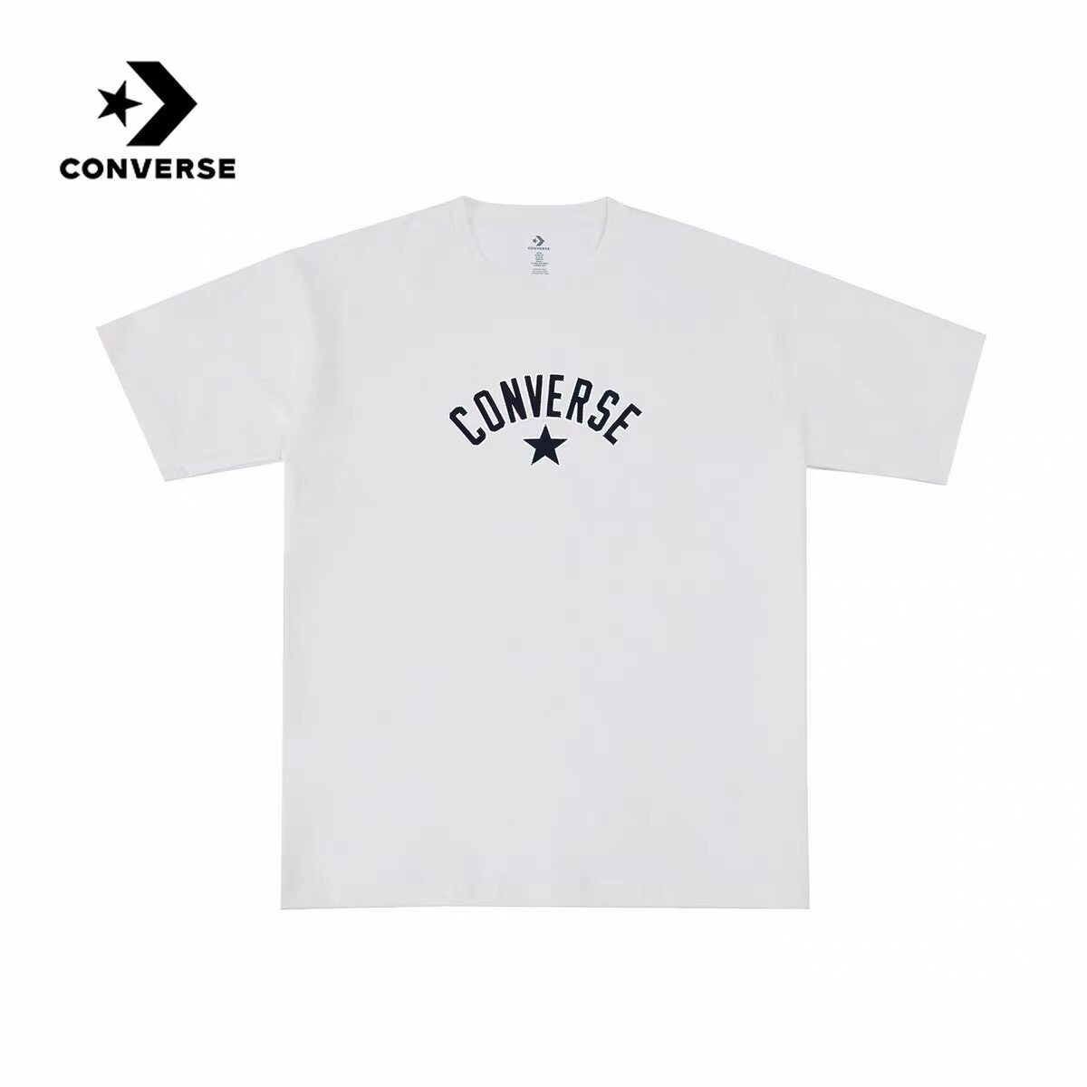 Converse匡威2026夏季情侣款运动休闲百搭圆领短袖T恤 UCJ687-W2Y