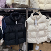 A01 正品 10025203 女保暖立领黑白马甲棉服背心 A02 Converse匡威