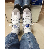 休闲鞋 Adidas B75806 款 复古低帮T头德训鞋 阿迪达斯Samba 男女经典