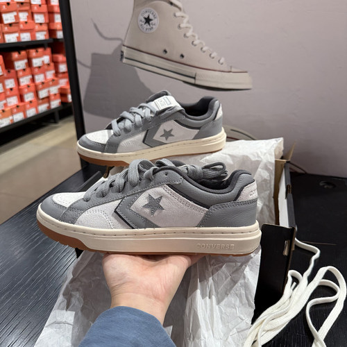 正品CONVERSE匡威Pro Blaze皮质拼接男女低帮滑板鞋A14246C