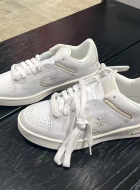 正品converse匡威 男女Weapon运动休闲鞋皮质复古篮球鞋 A11574C