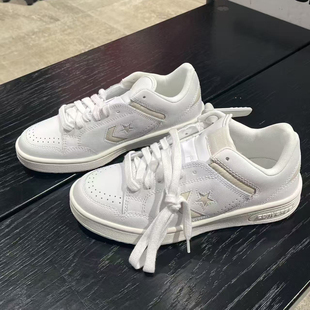 正品converse匡威 男女Weapon运动休闲鞋皮质复古篮球鞋 A11574C