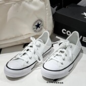 ALLSTAR匡威经典 款 可踩后跟低帮小白鞋 CONVERSE 帆布鞋 A03076c