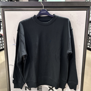 Converse匡威 10024495 男女经典 黑色毛圈套头卫衣长袖 A02 款 正品