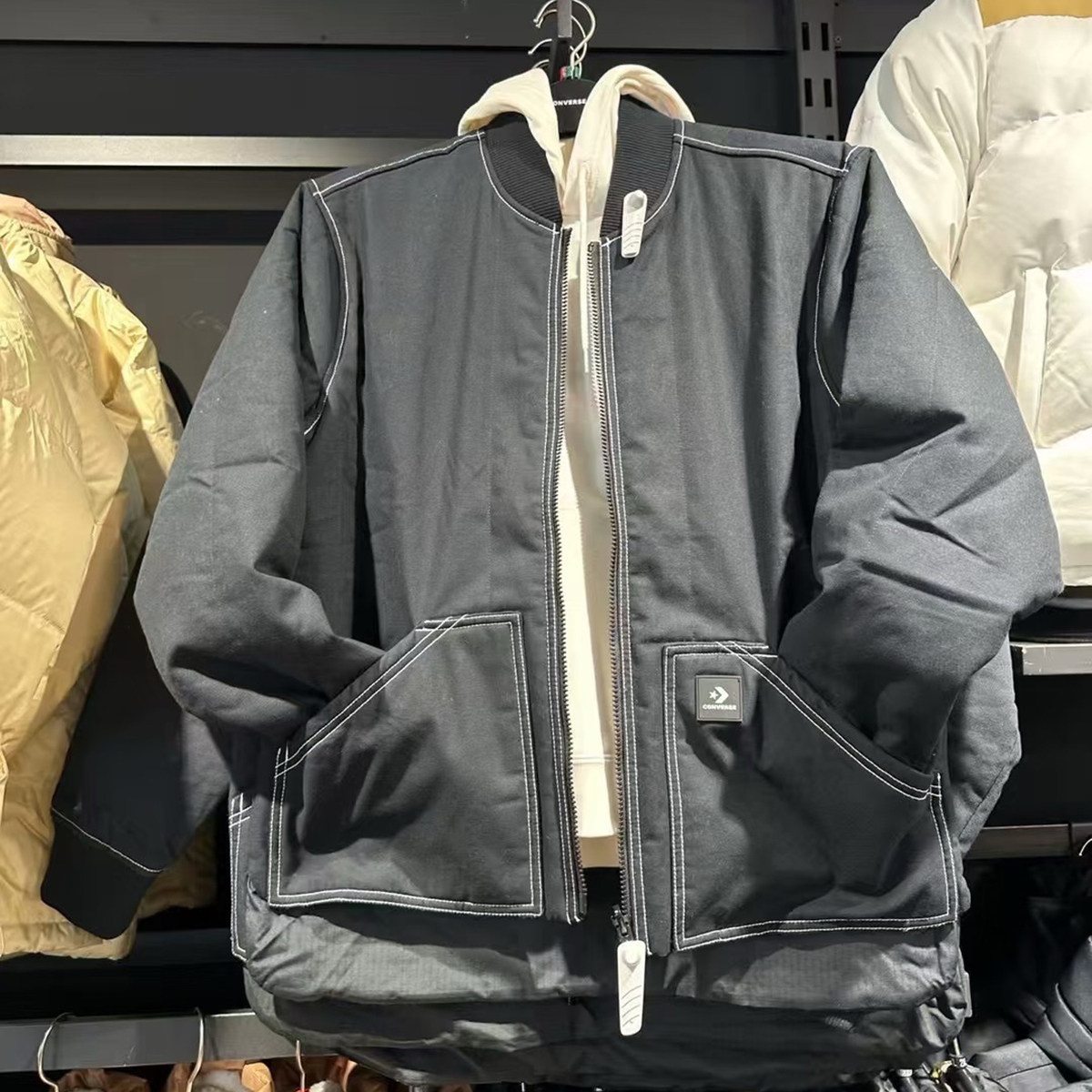 正品匡威  立领双面穿运动休闲百搭保暖棉服外套10024618-A01,运动服/休闲服装,运动茄克/外套,淘宝优惠券,粉丝福利购,淘宝优惠卷