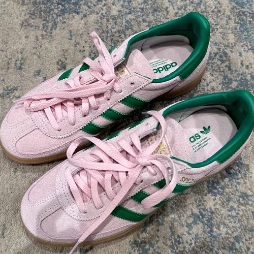 Adidas三叶草25秋季Handball Spezial复古低帮运动休闲鞋 JR7347