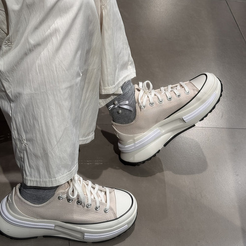 CONVERSE匡威Run Star LegacyCX燕麦色夹心厚底休闲运动鞋A15228C