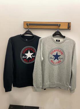 CONVERSE匡威男女经典大LOGO毛线圈圆领套头卫衣10025471-A01-A03