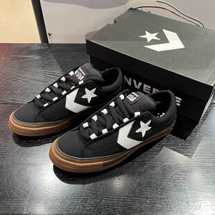 正品CONVERSE匡威 PuffPlayer大Logo 星箭低帮帆布鞋 A14718C