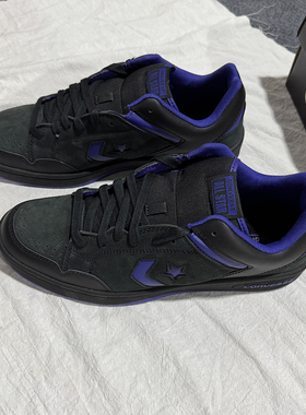 正品Converse匡威 黑紫色男女款CONS星箭休闲鞋板鞋篮球鞋A11105C