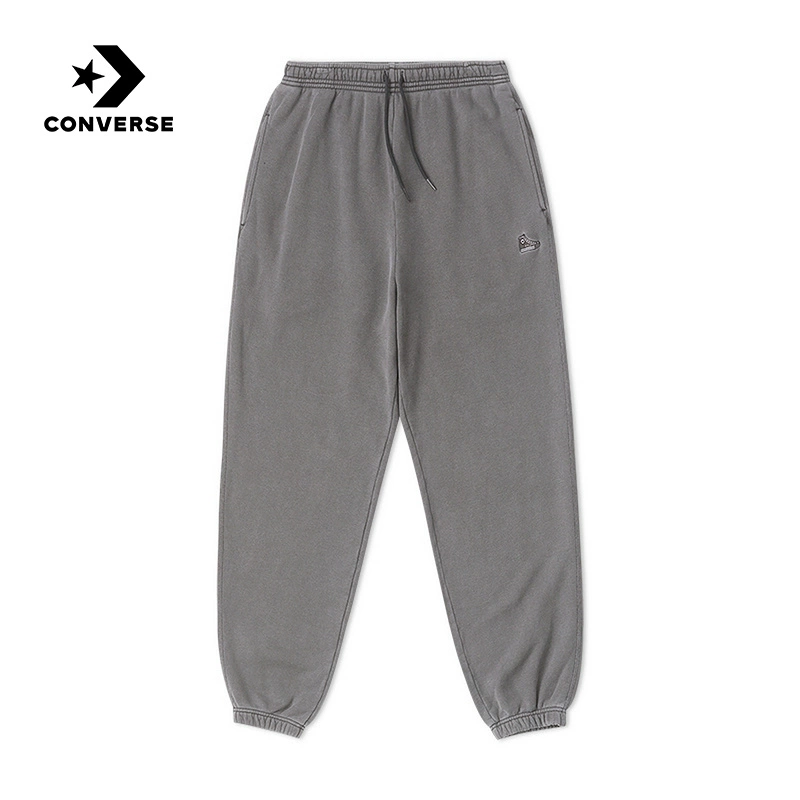 CONVERSE匡威 男女款小鞋子刺绣水洗色运动长裤10027116-A01-A02