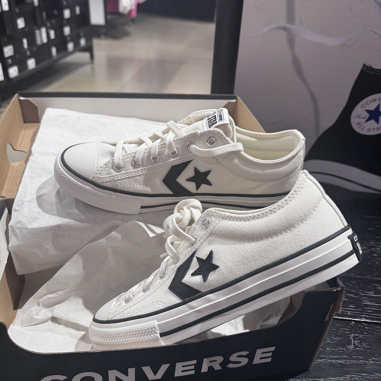 正品CONVERSE匡威 复古76男女低帮大童星箭休闲板鞋帆布鞋A05220C