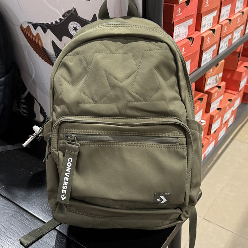 正品匡威星条车缝线双肩背包