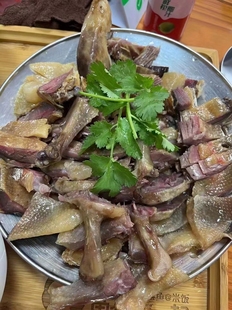 新货粤北韶关腊味南雄珠玑二塘板鸭净重700克麻鸭农家风干山地鸭