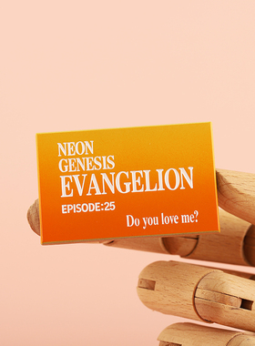 FooLii孚狸新世纪福音战士EVA字章第25幕金属徽章动漫实物周边