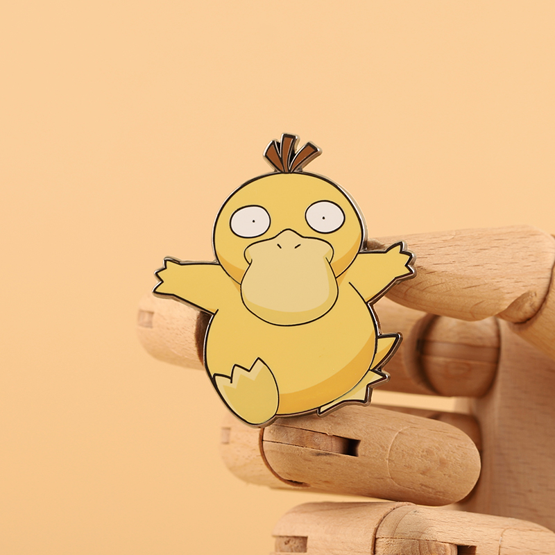 FooLii孚狸宝可梦可达鸭金属徽章