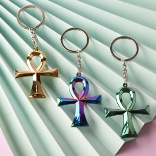 FooLii孚狸游戏王死者苏生金属钥匙扣魔法卡挂件钥匙链动漫配饰