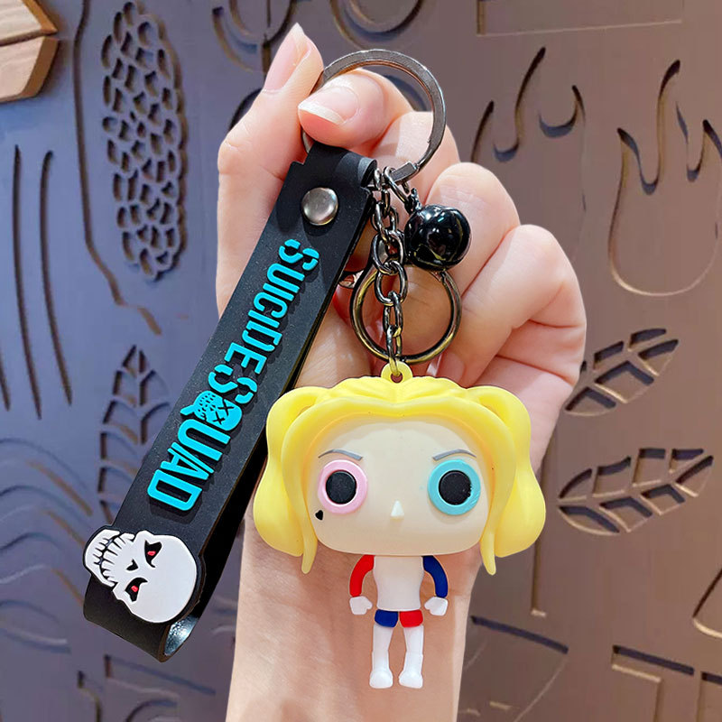 可爱卡通小丑公仔钥匙扣挂件创意情侣汽车书包钥匙链挂饰礼品
