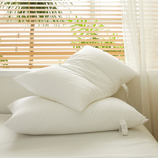 一对拍2枕头枕芯带枕套五星级酒店单人男女枕头枕家用宿舍枕48x74