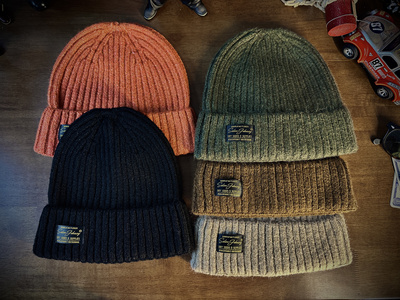 SAILOR JOHNNY美式复古羊毛混纺柔软大头围加厚保暖毛线帽男女