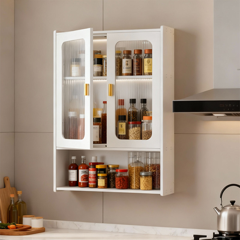 定做厨房置物柜壁挂式多层小壁柜调料品收纳柜调料瓶储物柜置物架,厨房/烹饪用具,厨房墙壁置物架/厨房墙壁挂架,淘宝优惠券,粉丝福利购,淘宝优惠卷