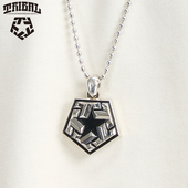 TRIBAL街舞T星项链滑板嘻哈涂鸦吊坠欧美街头说唱个性 hiphop配饰