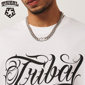 TRIBAL古巴项链街舞滑板美式 嘻哈配饰高街vibe风复古街头钛钢颈链