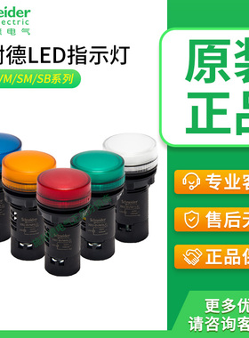 施耐德电源指示灯XB2BVM3LC XB2BVB4LC XB2BSM4LC蜂鸣器信号灯24v