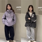 波拉bora韩国童装 儿童棉服JASPER男童女童夹棉冲锋衣外套 2025冬装