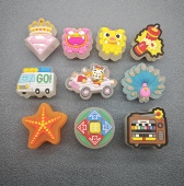 crocs闪灯配饰洞洞鞋 鞋 花卡骆驰鞋 新款 上装 饰品智必星开关LED配件