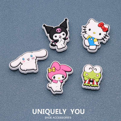 卡骆驰配件智必星鞋花卡通KT猫