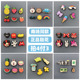 花鞋 配饰鞋 扣可爱卡通DIY鞋 上装 趣味组合 2025新款 饰配件 洞洞鞋
