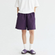 TNMK夏季 宽松速干男女沙滩裤 紫色户外短裤 日系潮牌休闲运动五分裤