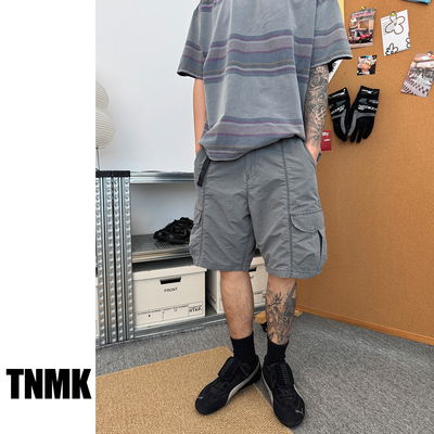 TNMK短裤伞兵工装短裤日系宽松裤