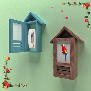 老式开锁对讲电话遮挡装饰盒门禁开锁电话机遮丑美化遮挡盒磁吸板