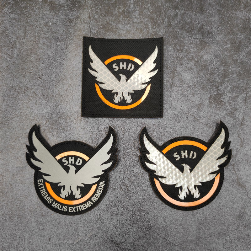 全境封锁反光魔术贴章臂章徽章