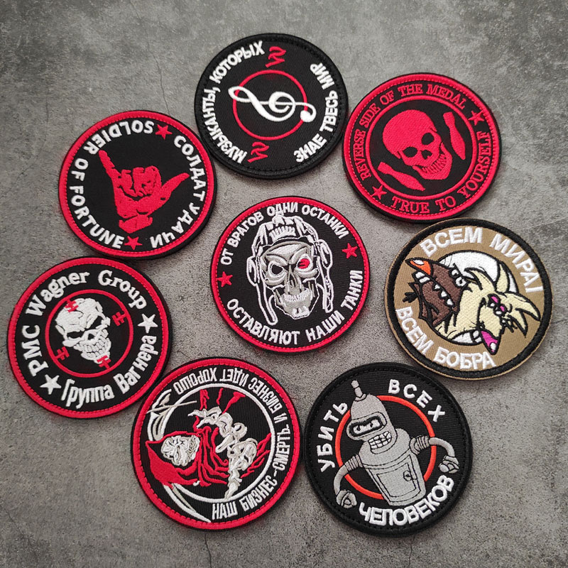 瓦格纳魔术贴章俄罗斯士气徽章