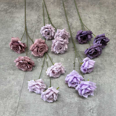 玫瑰花咖啡色摆设卡布奇诺