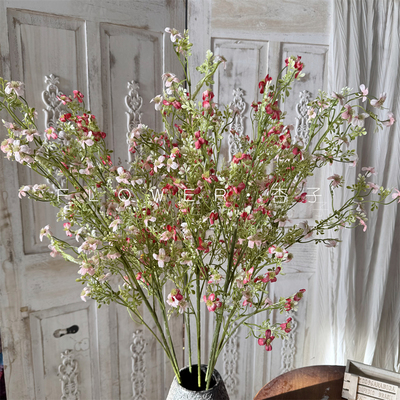 仿真花格桑花野花小菊花高枝野菊田园花材软装饰品复古美式风道具